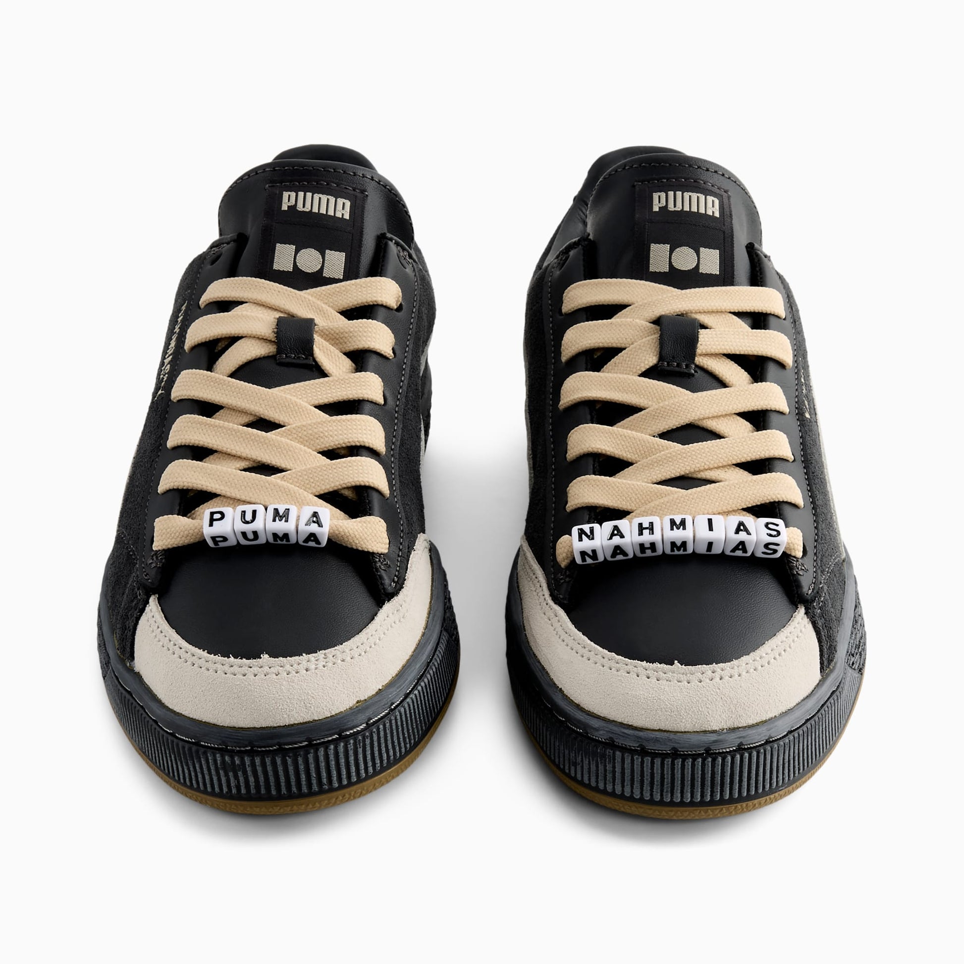 Suede Vintage Black Sneakers